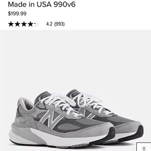 New Balance Men's Gray Sneakers